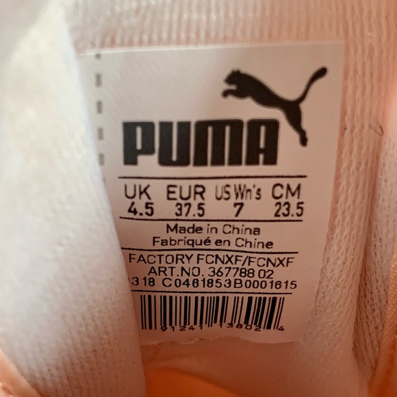 Puma Vikky Peach Mesh Sneakers 7 - Picture 9 of 9